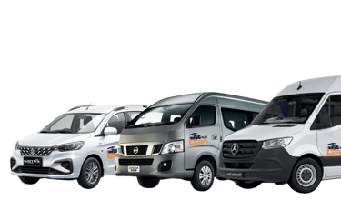 Camionetas para transporte turisticos, Suzuki Ertiga, Nissan Urvan, Mercedes Sprinter
