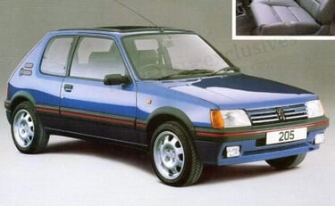 Brochure Peugeot 205 GTI Special Editions