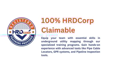 a picture of HRDCorp Logo that show RD-Palmer Academy EML Locator and GPR courses are claimable