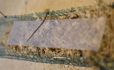 How to cut the acetate sheets to size