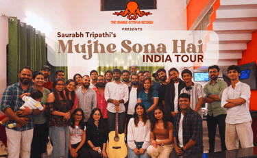The first show, in Pune, of Saurabh Tripathi's Mujhe Sona Hai India Tour