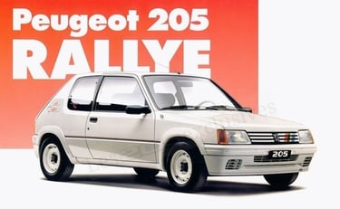 Brochure Peugeot 205 Rallye Suisse