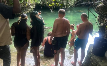 Excited tourists ready to explore the fascinating life of sea turtles in Zanzibar