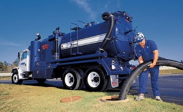 caminhão de sucção