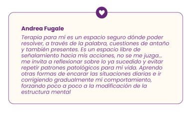 recomendacion del Espacio terapeutico