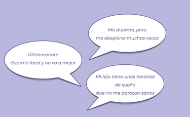 Me duermo, pero me despierto muchas veces