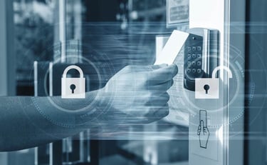 access control card reader system and smart lock