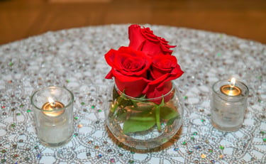 Elegant table decor styled by GMC Exquisite Events