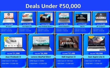 Laptops under 50,000