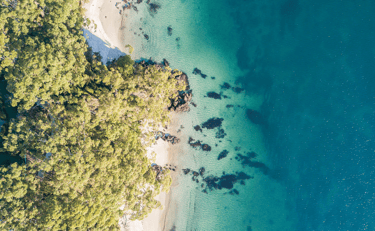 View of Orion Beach in Vincentia on the shores of Jervis Bay