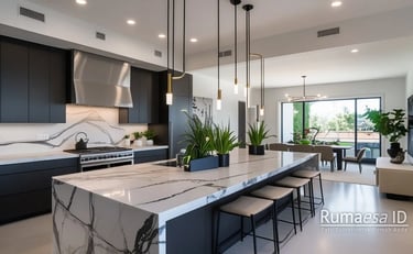 kitchen set depok custom premium