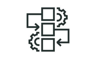 an icon representing automation