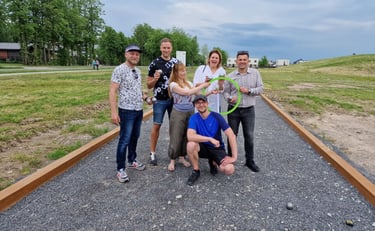 petankės pamokos šešių žmonių kompanijai Kaune