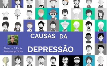 Capa do e-book "Causas da depressão"
