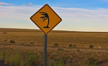 a sign that says,'don't be afraid to use the sign