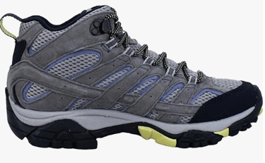 a pair of merrell moab 2 mid waterproof hiking shoes