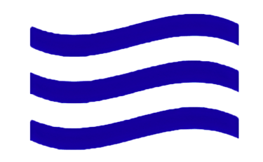 a blue wave of water with a blue wave