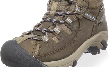 tan colored hiking boot for women