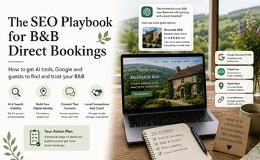 SEO playbook for B&B bookings with AI and local search visibility