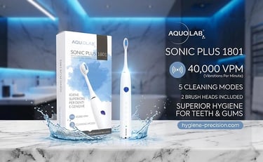 Enamel and gum-friendly sonic electric toothbrush for seniors