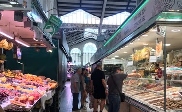 Interior del mercado Central de Valencia