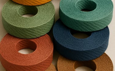 eco braided paper ribbon
