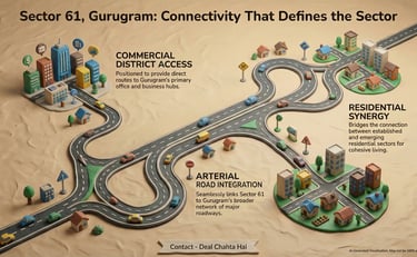 sector-61-gurugram-connectivity