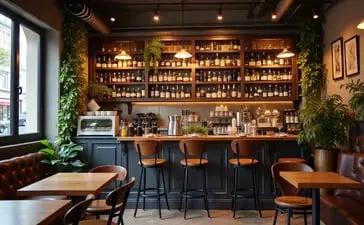 typisches Pariser Bistro