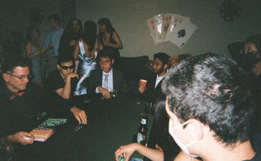 Lovetteers play casino games at Casino Night