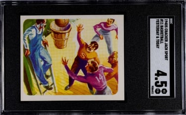 1949 Lowney Cracker Jack Basketball Card