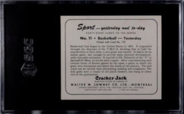 Rare Canadian Cracker Jack Cards