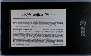 Harlem Globe Trotters Italian Vintage Basket Figurina