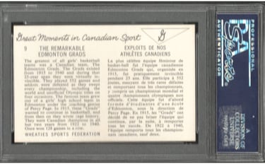 The Edmonton Graduates Canadian Women's Basketball team cards