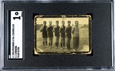 1926 Piccardo Cia Plus Ultra Serie E Basketball Cards Figuritas Rare Vintage Original