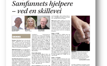 Kronikk Samfunnets hjelpere