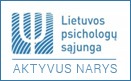Lietuvos psichologų sąjungos aktyvaus nario ženkliukas