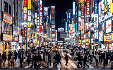 Shinjuku como uma das melhores regiões para se hospedar em Tóquio.
