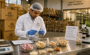 Quality inspection of export products before shipment