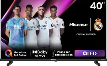 Hisense 40A5NQ - QLED TV, 40 Pulgadas, Dolby Atmos, Modo Juego, Entrada Tipo C