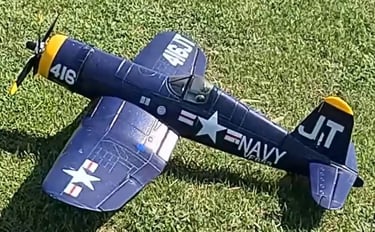 Dave M Corsair Maiden CRASH