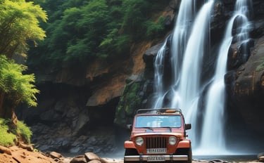 Take a rejuvenating day trip to the off-beat Dudhsagar Falls in a jeep
