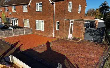 Block paving driveway in Worcester by B R Building and Landscapes