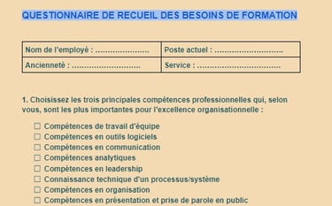 fiche de recueil des besoins individuels en formation