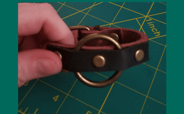 Custom Fit Safe-Sleeping Leather Cuff