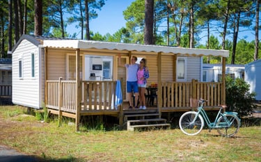 photo de Mobil-Home du camping les chênes dans les Landes