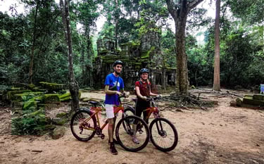 Angkor cycling tour
