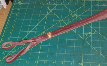 Twisted Latigo Leather Slapper