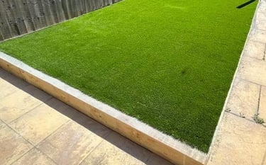 artifical grass installed by B R Building and Landscapes in kempsey