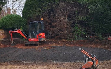 Wacker plate hire for patio prep in West Bromwich