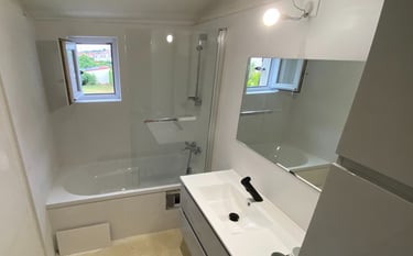 salle de bain rénovée